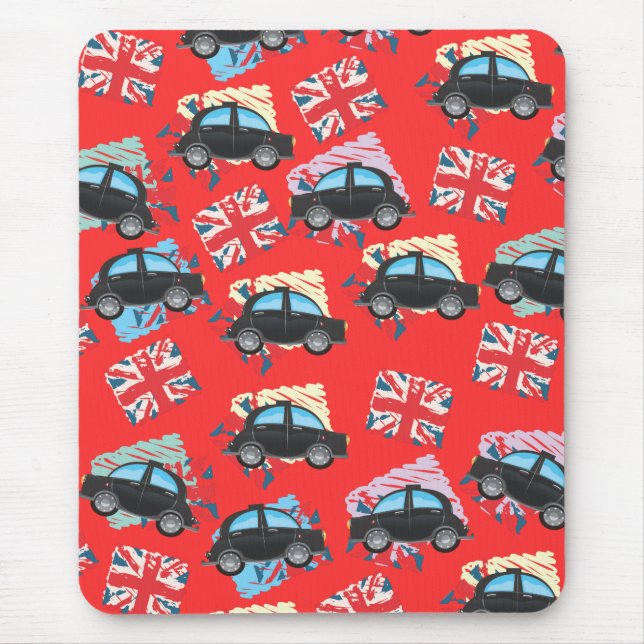 black cab mouse pad (Front)