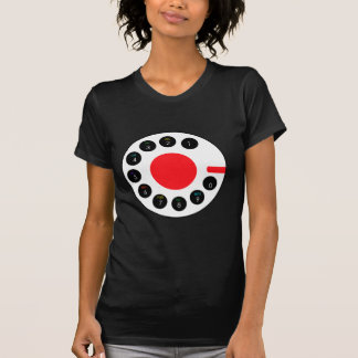 Black Call Me telephone Tee