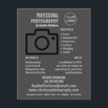 Black Camera Icon, Photographer, Photography Hire Flyer<br><div class="desc">Black Camera Icon,  Photographer,  Photography Hire Advertising Flyers By The Business Card Store.</div>