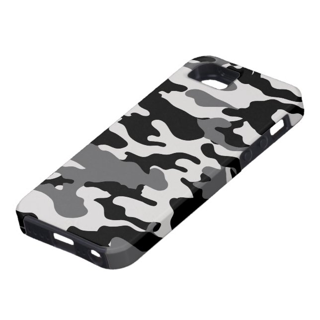 Black Camo - Case-Mate Case for iPhone5 (Bottom)
