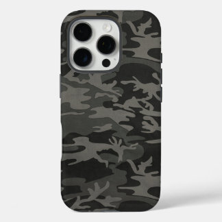 Black Camo iPhone 16 Pro Case