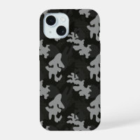 Black Camouflage Pattern