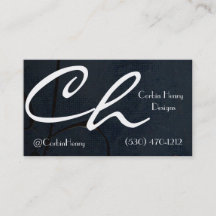 Black Canvas Business Cards