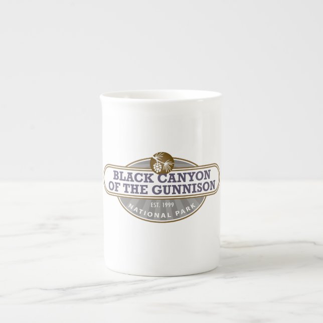 Black Canyon Gunnison National Park Bone China Mug (Front)