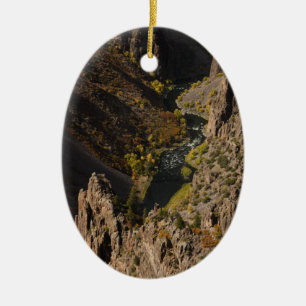 Black Canyon of the Gunnison Ceramic Tree Decoration