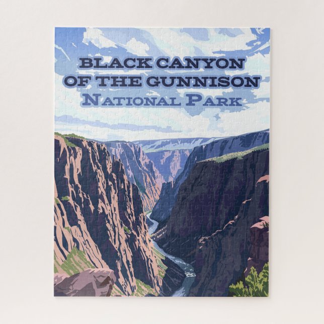 Black Canyon of the Gunnison National Park CO  Jigsaw Puzzle (Vertical)
