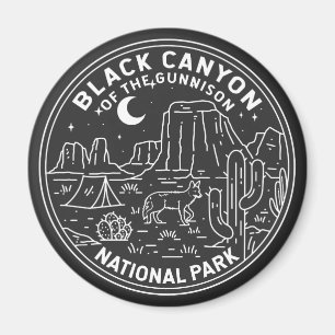 Black Canyon Of The Gunnison National Park   Magnet