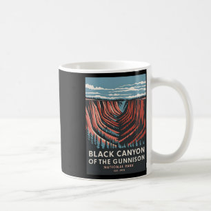 Black Canyon Of The Gunnison National Park Vintage Coffee Mug