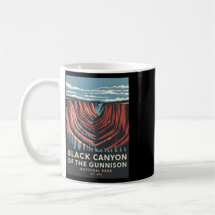 Black Canyon Of The Gunnison National Park Vintage Coffee Mug