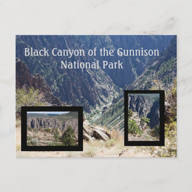 Black Canyon of the Gunnison Travel Postcard (Front)