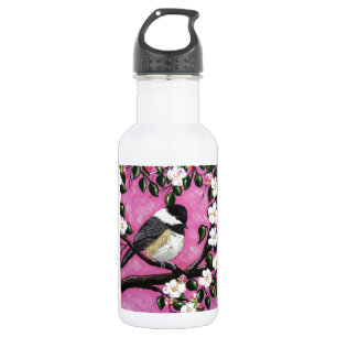 Black cap Chickadee 532 Ml Water Bottle