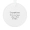 Black Cap Graduation Acrylic Ornament
