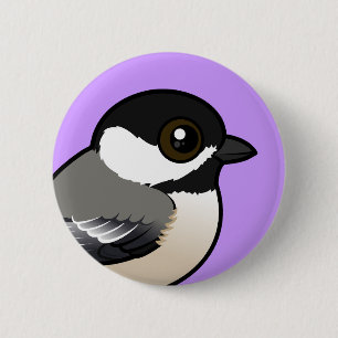 Black-capped Chickadee 6 Cm Round Badge