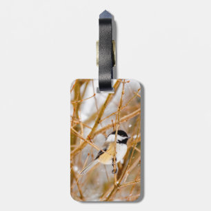 Black-Capped Chickadee - Original Photograph Luggage Tag