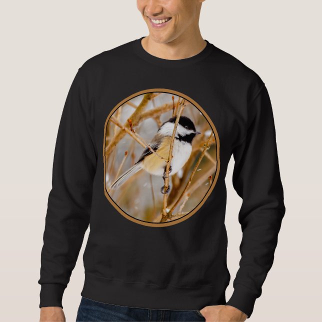 Black-Capped Chickadee - Original Photograph Sweatshirt (Front)