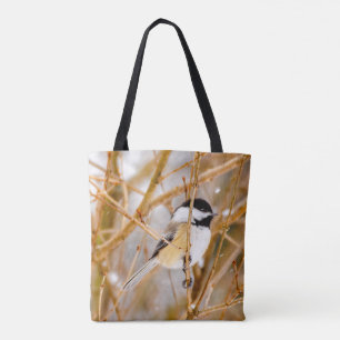 Black-Capped Chickadee - Original Photograph Tote Bag
