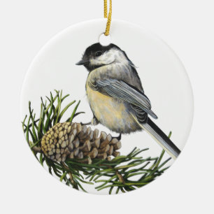 Black-Capped Chickadee Ornament