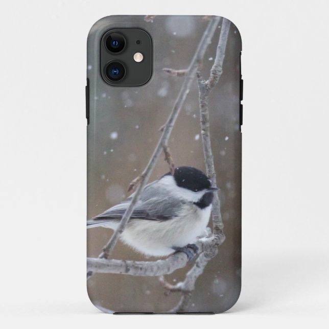Black-capped Chickadee - Songbird Case-Mate iPhone Case (Back)