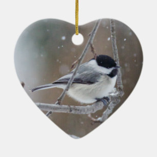 Black-capped Chickadee - Songbird Ceramic Ornament