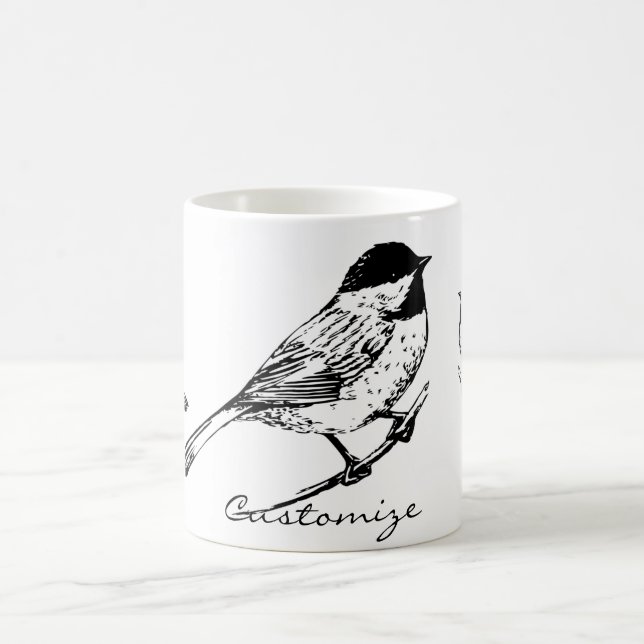 Black-capped Chickadee Thunder_Cove Coffee Mug (Center)