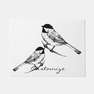 Black-capped Chickadee Thunder_Cove Doormat
