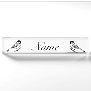 Black-capped Chickadee Thunder_Cove Nameplate
