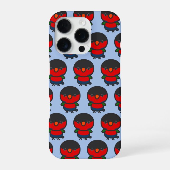 Black-capped lory iPhone case (Back)