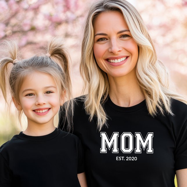 Black CAPS Established Mum T-Shirt (Creator Uploaded)