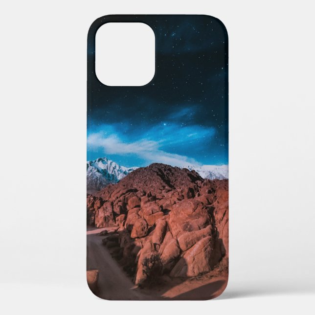 BLACK CAR NEAR ROCK FORMATIONS Case-Mate iPhone CASE (Back)
