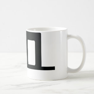 black caravan icon coffee mug