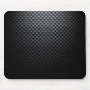 Black carbon fiber patterned mouse pad