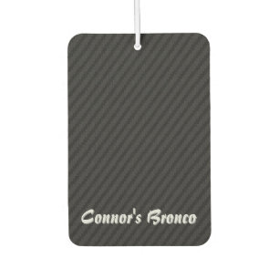 Black Carbon Fiber Style  Car Air Freshener