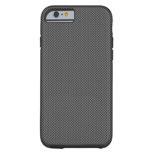 Black Carbon Fibre Base Case-Mate iPhone Case (Back)