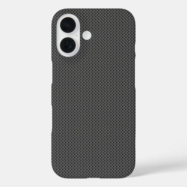 Black Carbon Fibre Base Case-Mate iPhone Case (Back)