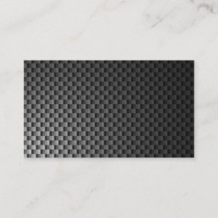 black carbon fibre custom business card