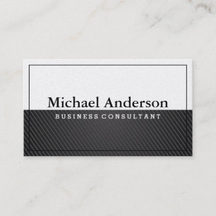 Black Carbon   White Business Card