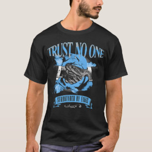 Black Carolina 5 AJ5 Trust No One T-Shirt