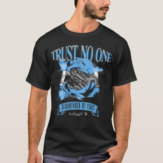 Black Carolina 5 AJ5 Trust No One T-Shirt