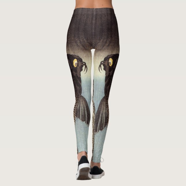 Black Carp Leggings (Back)