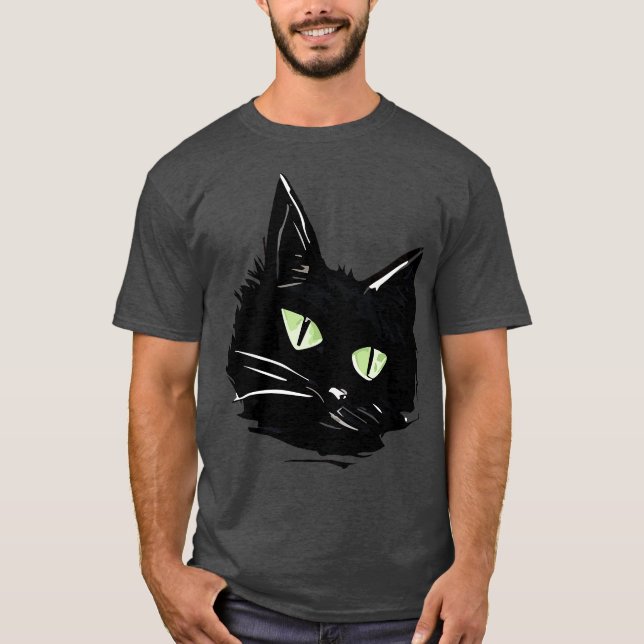 Black Cat 2 T-Shirt (Front)