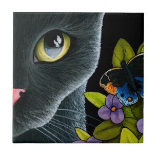 Black cat 557 ceramic tile