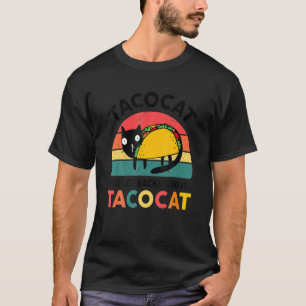 Black Cat Aco Kids Men Women Spelled Backward Acoc T-Shirt