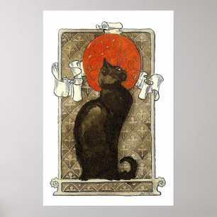 Black Cat, Alexandre Steinlen Poster