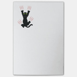 Black Cat all claws Post-it Notes