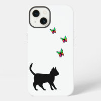 Black Cat and Butterfly