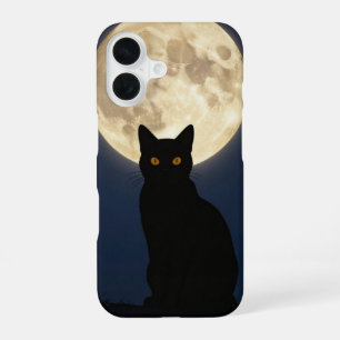 Black Cat and Full Moon Witchy Case