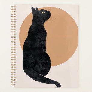 Black Cat and Yellow Sun Planner