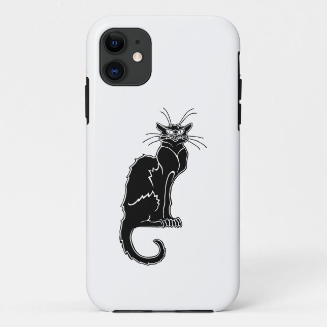 black cat animal silhouette Case-Mate iPhone case (Back)