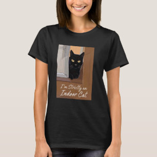 Black Cat at the Window T-Shirt
