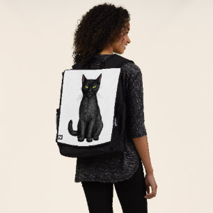 Black cat backpack